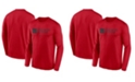 Nike Men's Red Washington Nationals Authentic Collection Performance Long Sleeve T-shirt
